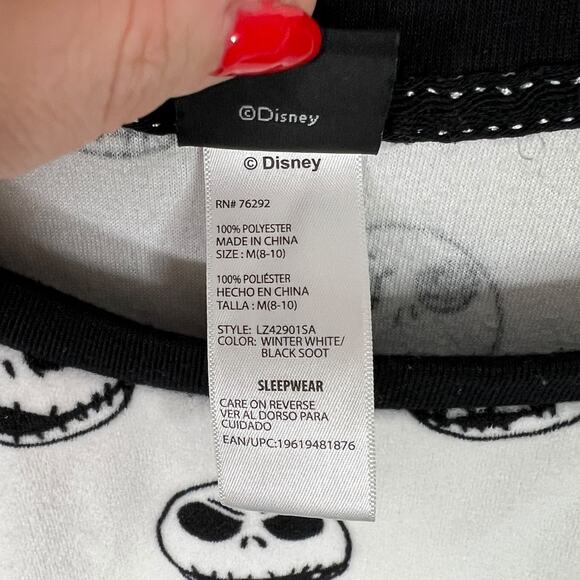 Nightmare Before Christmas NBC Disney 2 Piece Pajama Set Womens Medium 8/10 - Picture 7 of 8